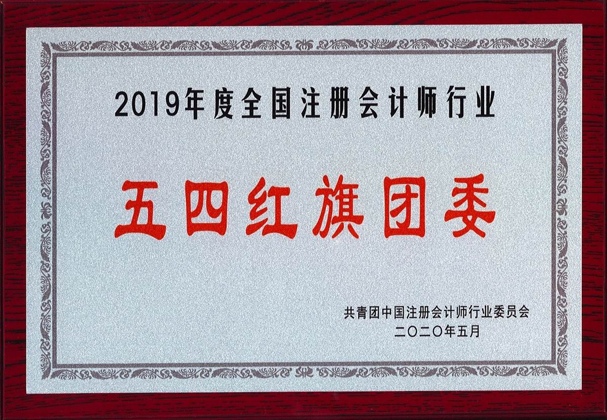2019年度全國注冊會計(jì)師行業(yè)“五四紅旗團(tuán)委”